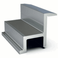 Krajní 32mm prirodní hliník orez