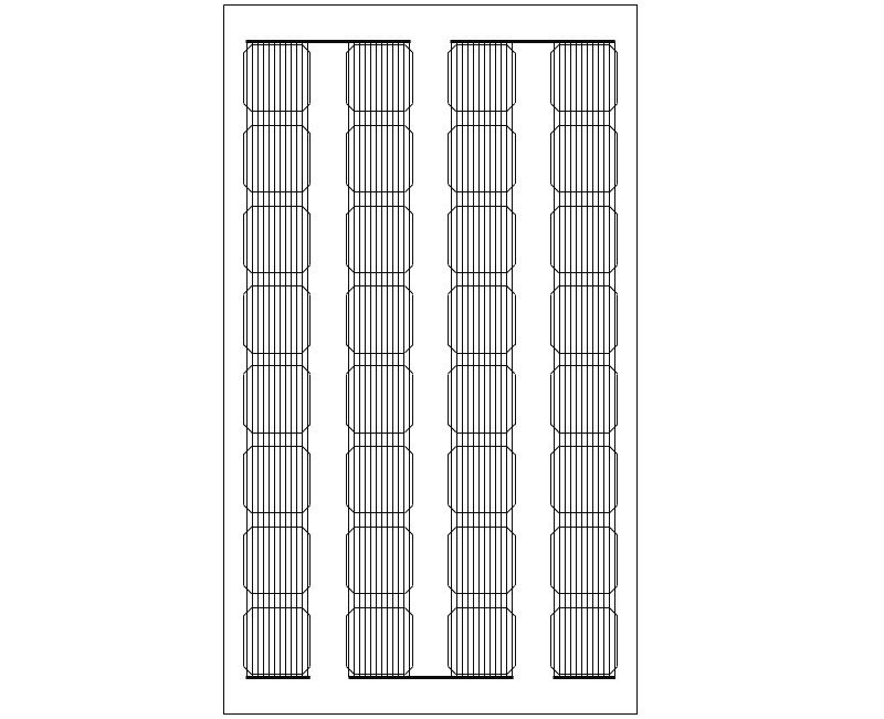 Transparentní fotovoltaický OK Panel Zastínění 50% - ECO