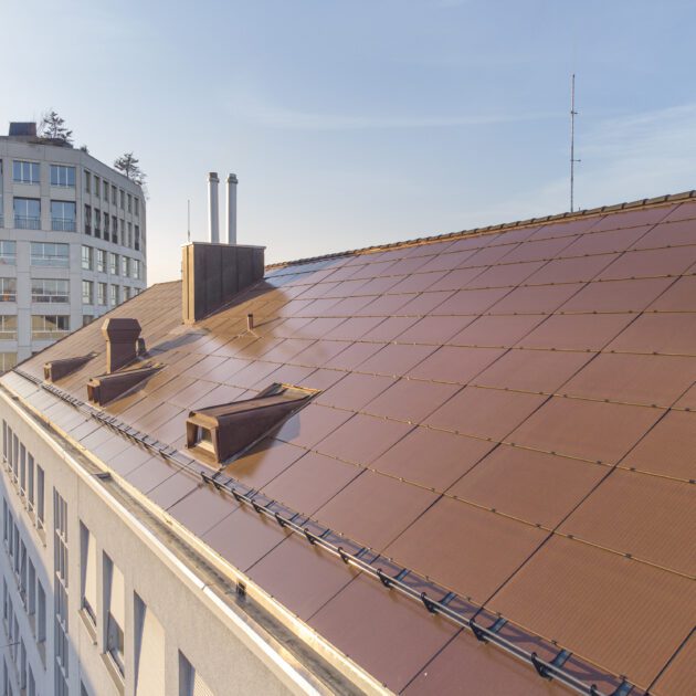 Light terracotta barevný fotovoltaický panel Solaxess - Image 2