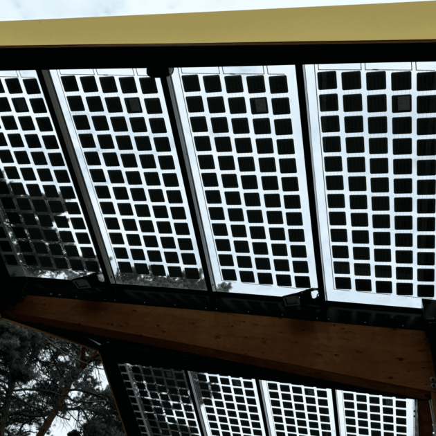 Transparentní fotovoltaický OK Panel Pergola - Přístřešek transparentní bez rámu Zastínění 61% - Image 10