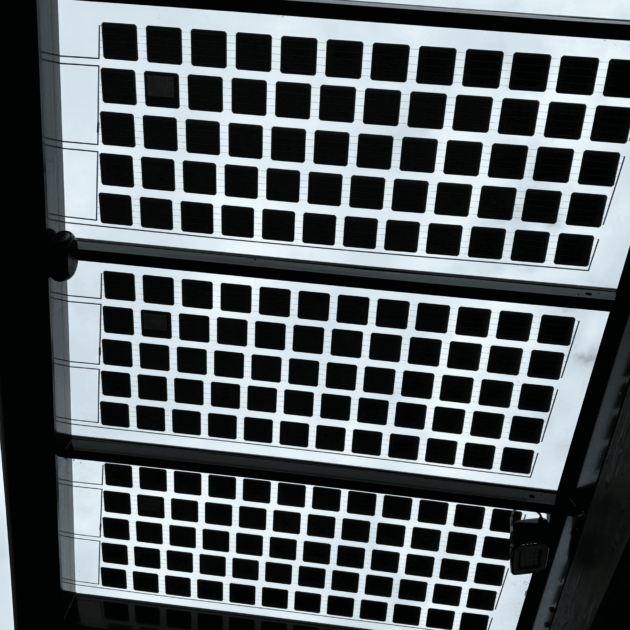 Transparentní fotovoltaický OK Panel Pergola - Přístřešek transparentní bez rámu Zastínění 61% - Image 9