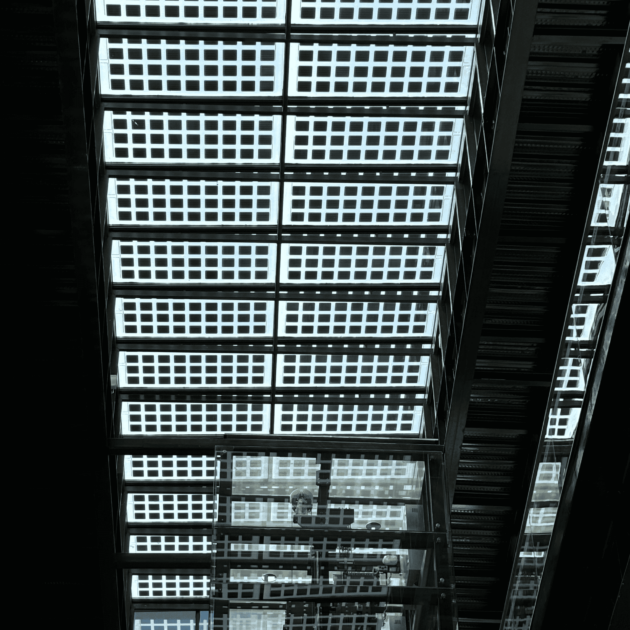 Transparentní fotovoltaický OK Panel Pergola - Přístřešek transparentní bez rámu Zastínění 61% - Image 6