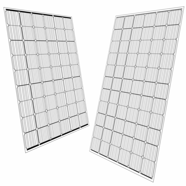 Transparentní fotovoltaický OK Panel Zastínění 92%